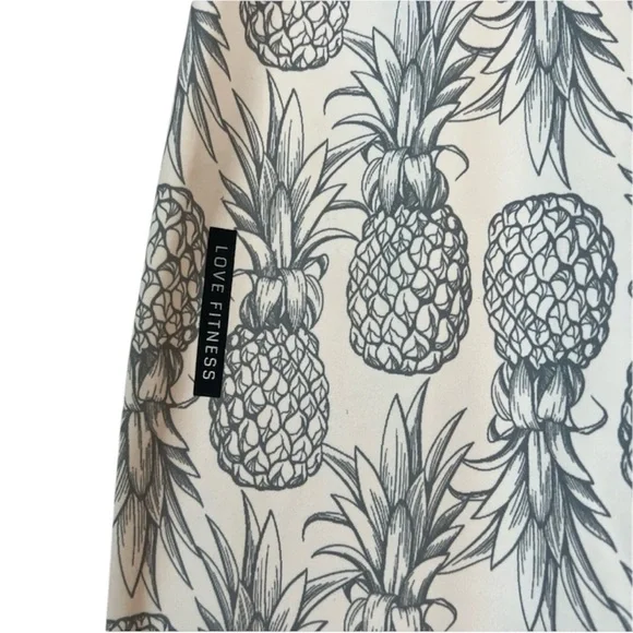 Love Fitness Pineapplee Legging Full Length White Size Small - Picture 4 of 5